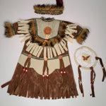 Native-Inspired: 18″ Native American Dream Catcher Outfit-Mixed and Rooted