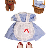 18" Wizard of OZ inspired outfit-Mixed and Rooted