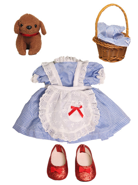 18" Wizard of OZ inspired outfit-Mixed and Rooted