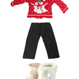 18" snowman winter set outfit